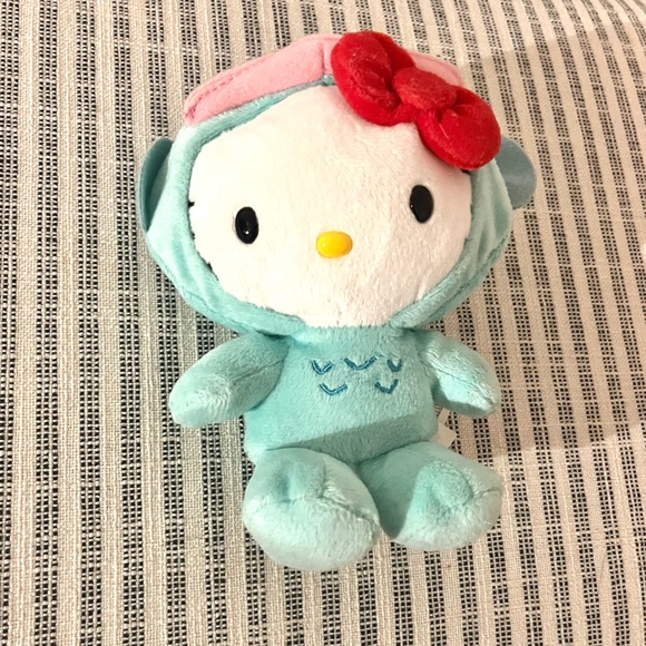 (home) COPY - πRAREπ Sanrio Hello Kitty dressed as Hangyodon plushie - Picture 5 of 12